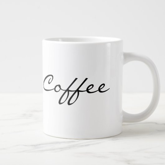 Kaffee Jumbo-Tasse (Rechts)