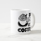 Kaffee Jumbo-Tasse (Vorderseite Rechts)