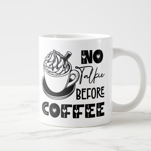 Kaffee Jumbo-Tasse (Rechts)