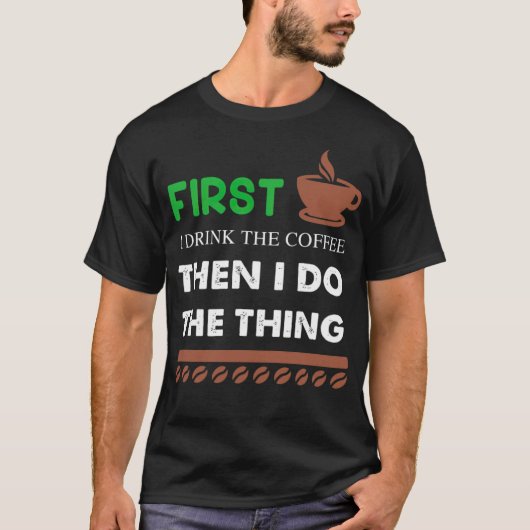 Kaffee-Junkar T-Shirt (Vorderseite)