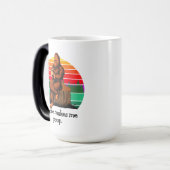 Kaffee Kacke mich Bigfoot Sasquatch Funny 15oz Verwandlungstasse (Vorderseite Links)