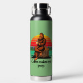 Kaffee Kacke mich Bigfoot Sasquatch Funny Trinkflasche (Vorderseite)
