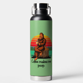 Kaffee Kacke mich Bigfoot Sasquatch Funny Trinkflasche