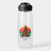 Kaffee Kacke mich Bigfoot Sasquatch Funny Trinkflasche (Vorne)