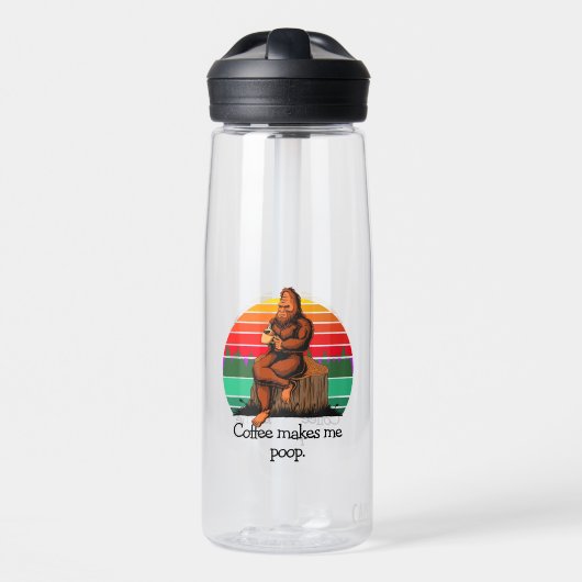 Kaffee Kacke mich Bigfoot Sasquatch Funny Trinkflasche (Vorne)