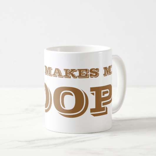 Kaffee KACKE mich. Kaffeetasse (VorderseiteRechts)