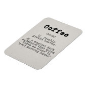 Kaffee-Kaffee-Definition Magnet (Linke Seite)