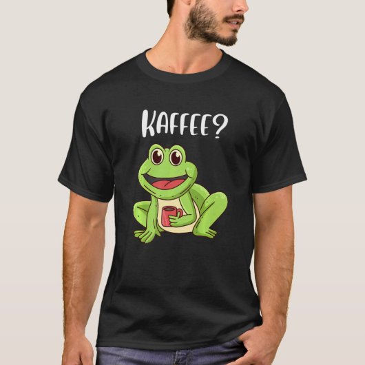 Kaffee Kaffee Drinker Kaffee Junkie Café Büro T-Shirt (Vorderseite)
