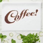 Kaffee Kaffee - Handtuch (Gefaltet)