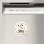 Kaffee Kaffee Kaffee 2¼ Zoll Circle Magnet (In Situ (Geschirrspüler))