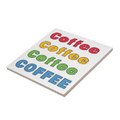 Kaffee Kaffee Kaffee Fliese (Seite)