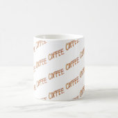 KAFFEE KAFFEE KAFFEE FUSSTypografie Kaffeetasse (Mittel)
