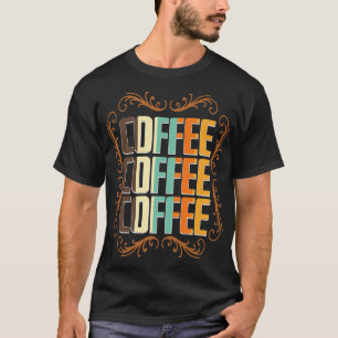 Kaffee Kaffee Kaffee Kaffee Briefpost Lärm Kasten T-Shirt