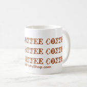 Kaffee-Kaffee-Kaffee-Kaffee-Kaffee… Kaffeetasse (VorderseiteRechts)