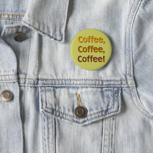 Kaffee Kaffee Kaffee Kaffee Knopf Button (Beispiel)