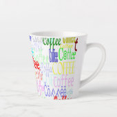 Kaffee Kaffee Kaffee Kaffee! Latte Tasse (Rechts)