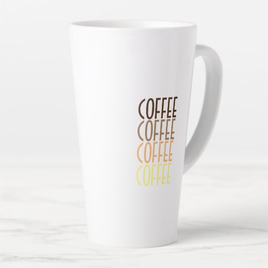 KAFFEE KAFFEE KAFFEE KAFFEE MILCHTASSE (Rechte Ecke)