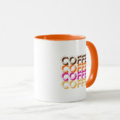 Kaffee Kaffee Kaffee Kaffee... Tasse (VorderseiteRechts)