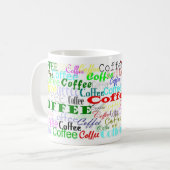 Kaffee Kaffee Kaffee Kaffee! Tasse (Vorderseite Links)