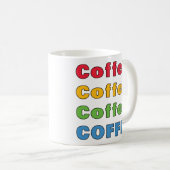 Kaffee Kaffee Kaffee Kaffeetasse (VorderseiteRechts)