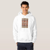 Kaffee Kaffee Kaffee, mehr Kaffee Hoodie (Vorne ganz)