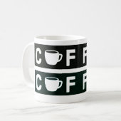 Kaffee Kaffee Kaffee Tasse (Vorderseite Links)