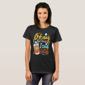 Kaffee Kaffee Kaffee trinken T-Shirt (Vorne ganz)