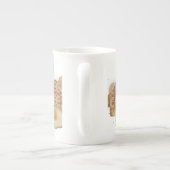 Kaffee Kaffee Kaffee Weiße Tasse (Rückseite)