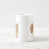 Kaffee Kaffee Kaffee Weiße Tasse (Vorderseite)