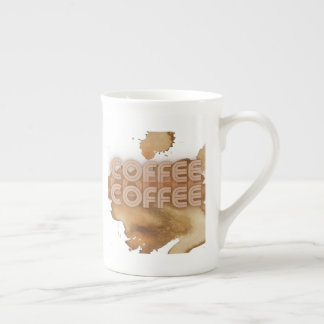 Kaffee Kaffee Kaffee Weiße Tasse