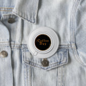 Kaffee-Kaffee-Kaffeetag Button (Beispiel)