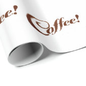 Kaffee Kaffee - Packpapier (Rolleneckpunkt)