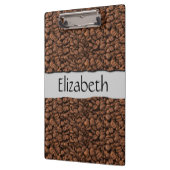 Kaffee, Kaffeebohnen, Arabica-Kaffee, Ihr Name Klemmbrett (Links)