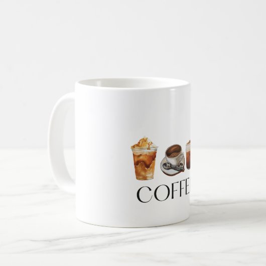 Kaffee Kaffeetasse (Vorderseite Links)