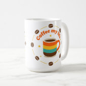Kaffee Kaffeetasse (VorderseiteRechts)