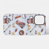 Kaffee Kaffeewahn Koffein iPhone Hülle (Rückseite (Horizontal))