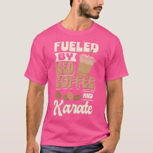 Kaffee, kalt gebrannt, gespeist von Eis und Karat T-Shirt