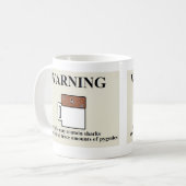 Kaffee kann Haifische und Pygmäen enthalten Kaffeetasse (Vorderseite Links)