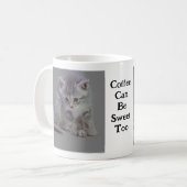 Kaffee kann zu süß sein kaffeetasse (Vorderseite Links)