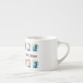 Kaffee-Kappuccino-Kaffee Espressotasse (Rechts)