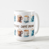 Kaffee-Kappuccino-Kaffee Kaffeetasse (VorderseiteRechts)