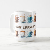 Kaffee-Kappuccino-Kaffee Kaffeetasse (Vorderseite Links)