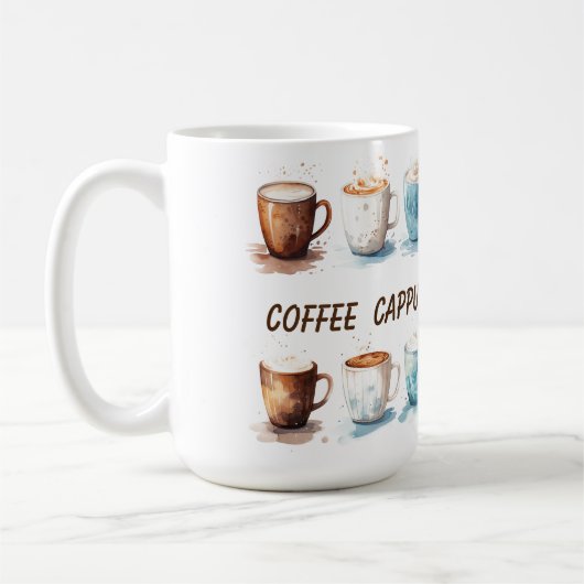Kaffee-Kappuccino-Kaffee Kaffeetasse (Links)