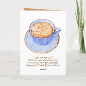 Kaffee-Karte Karte (Rückseite)