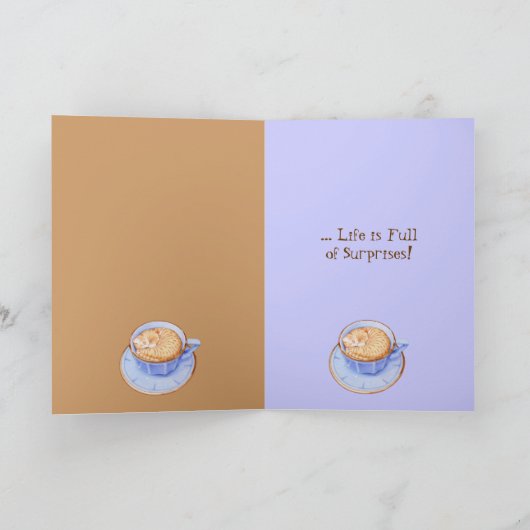 Kaffee-Karte Karte (Innenseite)