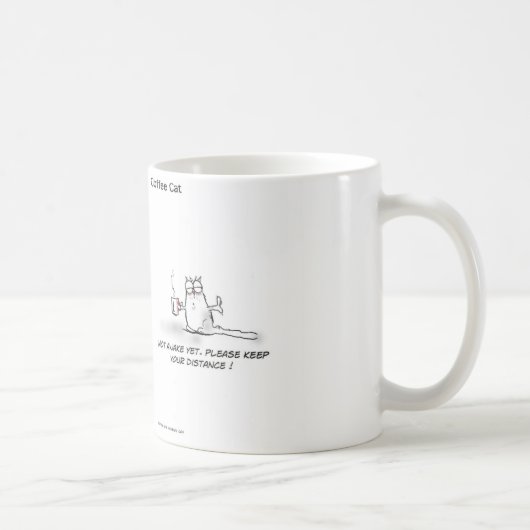 Kaffee-Katze - Kaffee-Tasse Kaffeetasse (Rechts)