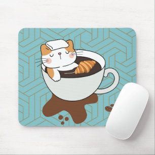 Kaffee Katze Mousepad