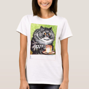 Kaffee-Katze (Vintages Bild) T-Shirt