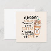 Kaffee & Katzen - Niedliche Kawaii Kunst (Vorne/Hinten)