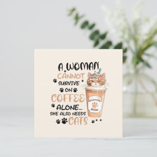 Kaffee & Katzen - Niedliche Kawaii Kunst